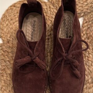 Hush Puppies Kyra Caitlyn Chocolate Brown Suede Desert boots
